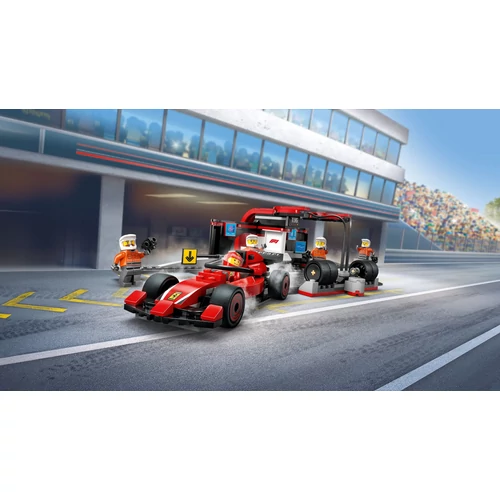 Kép 8/9 - LEGO® City - F1®-es boxutca és személyzet, Ferrari autóval