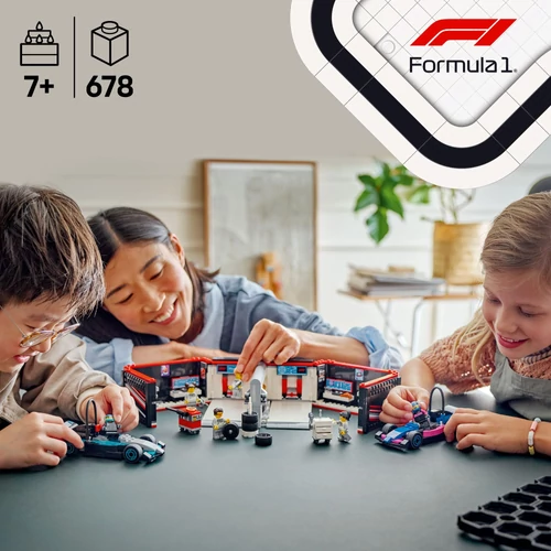 Kép 4/8 - LEGO® City - F1®-es garázs, Mercedes-AMG és Alpine autók