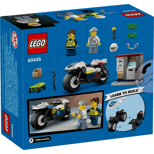 Kép 3/9 - LEGO® City - Üldözés rendőrségi motorkerékpárral