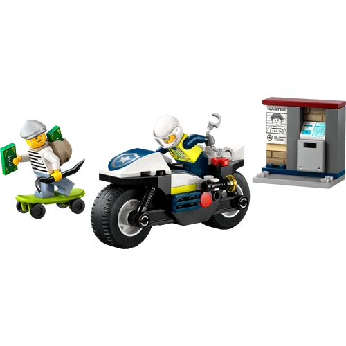 LEGO® City - Üldözés rendőrségi motorkerékpárral