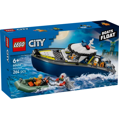 Kép 2/9 - LEGO® City - Üldözés rendőrségi csónakkal