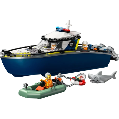 LEGO® City - Üldözés rendőrségi csónakkal