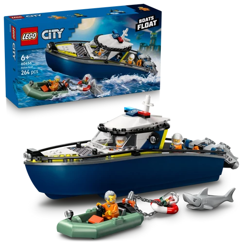 Kép 4/9 - LEGO® City - Üldözés rendőrségi csónakkal