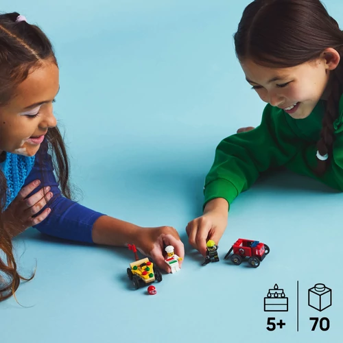 Kép 4/8 - LEGO® City - Pizzásautó vs. tűzoltóautó, versenyautós csomag