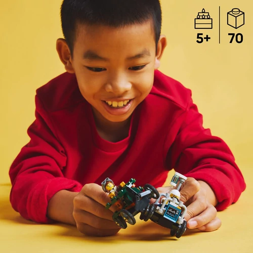 Kép 4/7 - LEGO® City - Repülő vs. kórházi ágy, versenyautós csomag