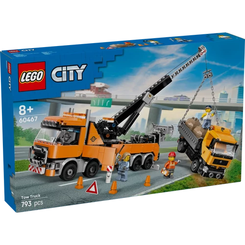 Kép 2/9 - LEGO® City - Nagy teljesítményű vontató daruval