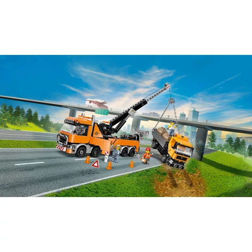 Kép 8/9 - LEGO® City - Nagy teljesítményű vontató daruval