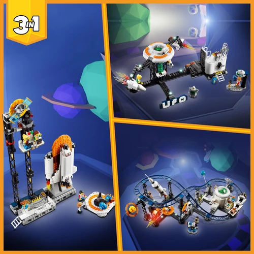 Kép 2/11 - LEGO® Creator - Űrhajós hullámvasút