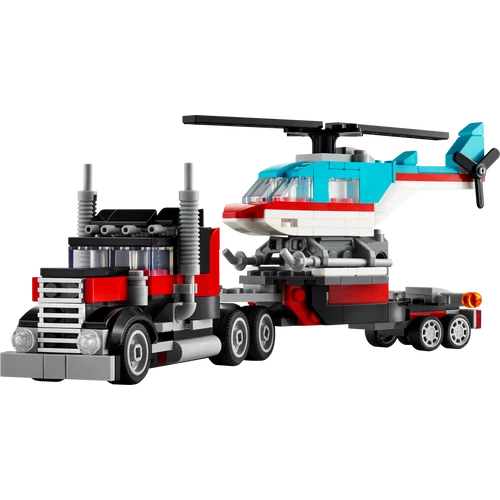LEGO® Creator - Platós teherautó és helikopter