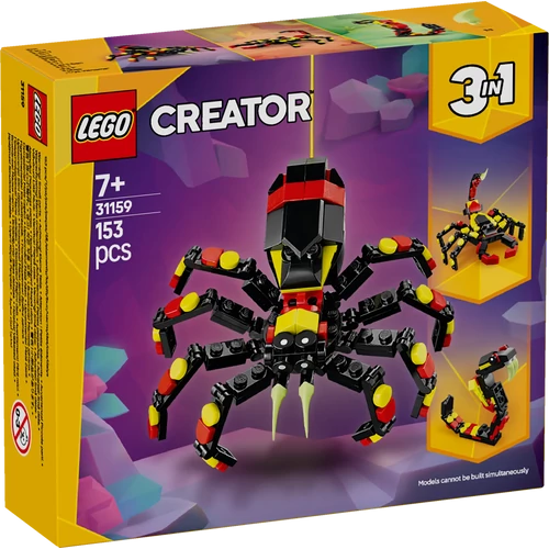 Kép 8/9 - LEGO® Creator - Vadállatok: Meglepetésekkel teli pók