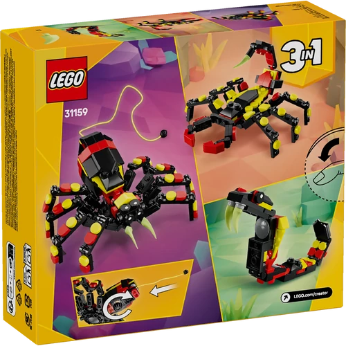 Kép 9/9 - LEGO® Creator - Vadállatok: Meglepetésekkel teli pók