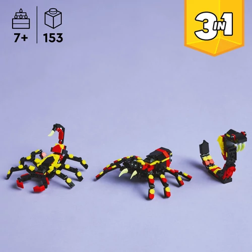 Kép 2/9 - LEGO® Creator - Vadállatok: Meglepetésekkel teli pók