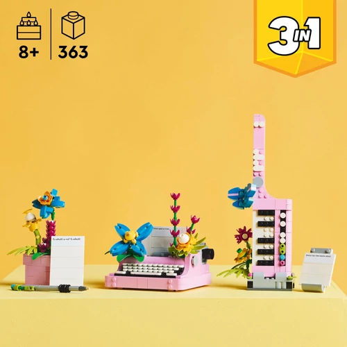 Kép 2/8 - LEGO® Creator - Írógép virágokkal