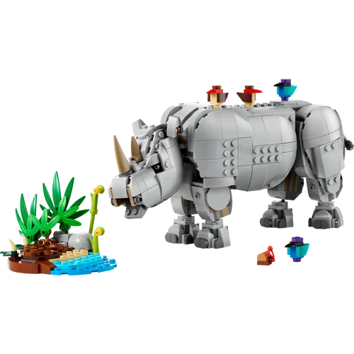 LEGO® - Creator - Vadállatok: Fenséges orrszarvú madarakkal