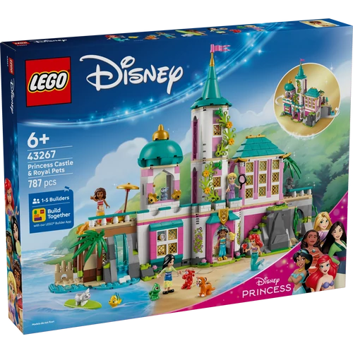 Kép 2/9 - LEGO®  Disney - Hercegnőkastély és a hercegnők állatkái