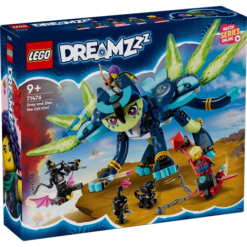Kép 9/10 - LEGO® DreamZzz™ - Zoey és Zian a macska-bagoly
