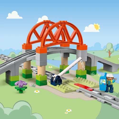 Kép 3/9 - LEGO® DUPLO Town - Vasúti híd és sínek kiegészítő szett