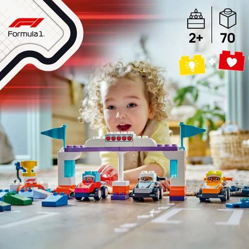 Kép 2/8 - LEGO® DUPLO Town - F1® versenyautók és pilóták