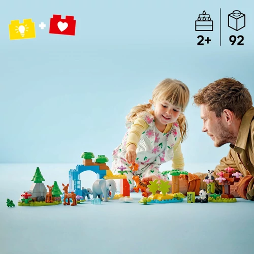 Kép 2/9 - LEGO® DUPLO Town - 3 az 1-ben állatcsaládok a vadvilágban