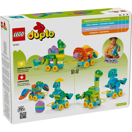 Kép 3/9 - LEGO® DUPLO® - 3 az 1-ben guruló dinók