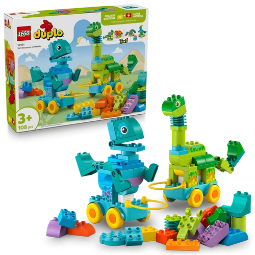Kép 4/9 - LEGO® DUPLO® - 3 az 1-ben guruló dinók