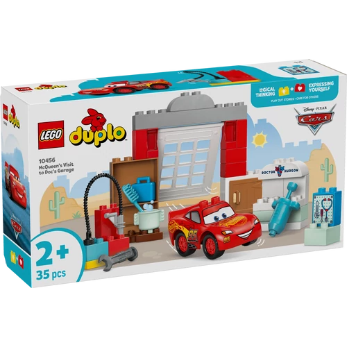 Kép 2/8 - LEGO® DUPLO®  Disney - McQueen látogatása Doki garázsában