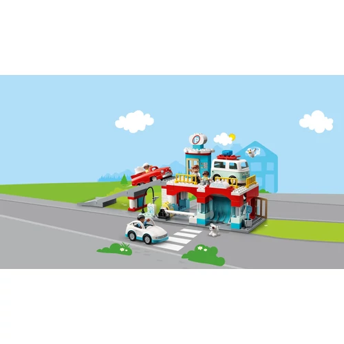 Kép 4/7 - LEGO® DUPLO® - Parkolóház és autómosó