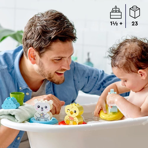 Kép 2/10 - LEGO® DUPLO® - Vidám fürdetéshez: úszó állatos vonat