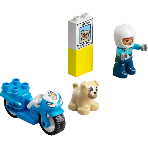 LEGO® DUPLO® - Rendőrségi motorkerékpár