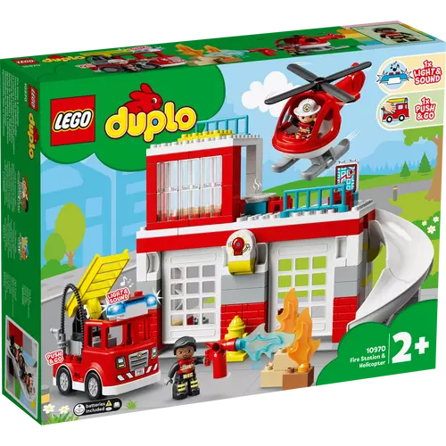 Kép 9/10 - LEGO® DUPLO® - Tűzoltóállomás és helikopter