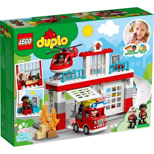Kép 10/10 - LEGO® DUPLO® - Tűzoltóállomás és helikopter
