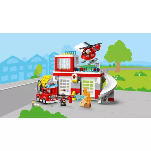 Kép 7/10 - LEGO® DUPLO® - Tűzoltóállomás és helikopter
