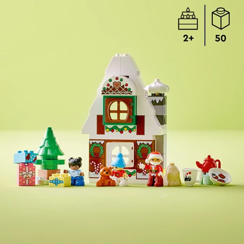 Kép 2/10 - LEGO® DUPLO® - A Mikulás mézeskalács házikója