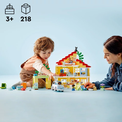 Kép 2/11 - LEGO® DUPLO® - 3 az 1 ben családi ház