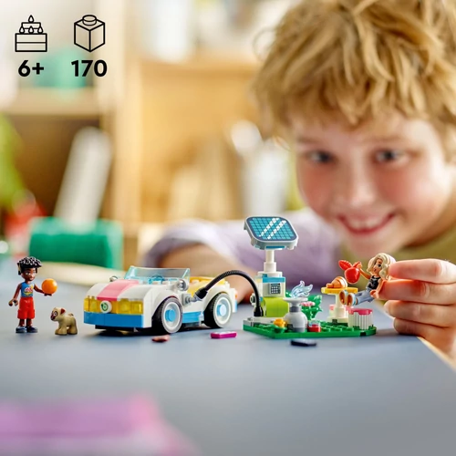 Kép 2/10 - LEGO® Friends - Elektromos autó és töltőállomás