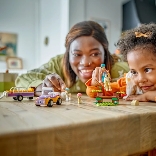 Kép 2/10 - LEGO® Friends - Ló- és póniszállító utánfutó