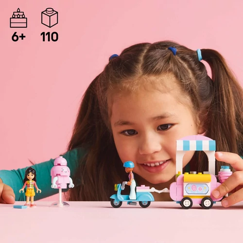 Kép 2/9 - LEGO® Friends - Vattacukorárus pult és robogó