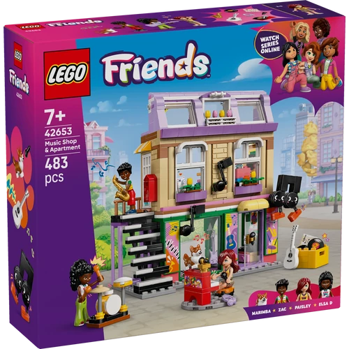 Kép 2/9 - LEGO® Friends - Hangszerbolt és lakás