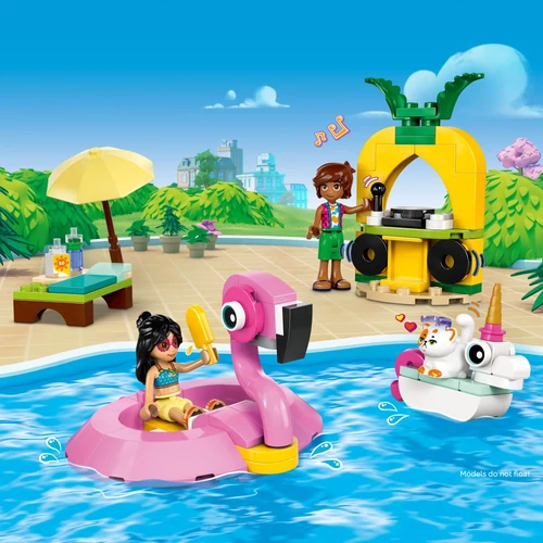 Kép 8/9 - LEGO® Friends - Medencés buli flamingóval és egyszarvúval