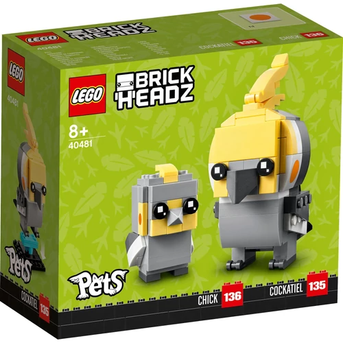 Kép 2/3 - LEGO Brickheadz - Nimfapapagáj
