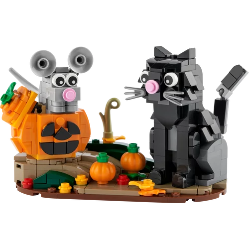 LEGO® Iconic - Halloweeni macska és egér