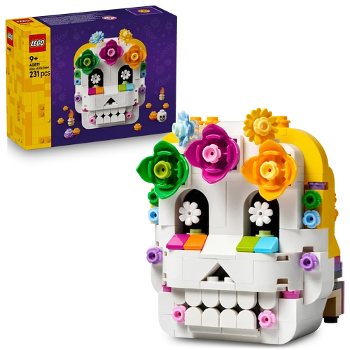 Kép 4/7 - LEGO® Iconic - A holtak oltára Día De Los Muertos díszkoponya