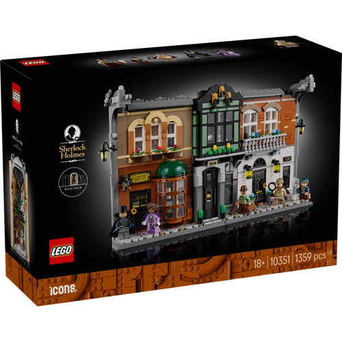 Kép 2/9 - LEGO® Icons - Könyvkuckó: Sherlock Holmes
