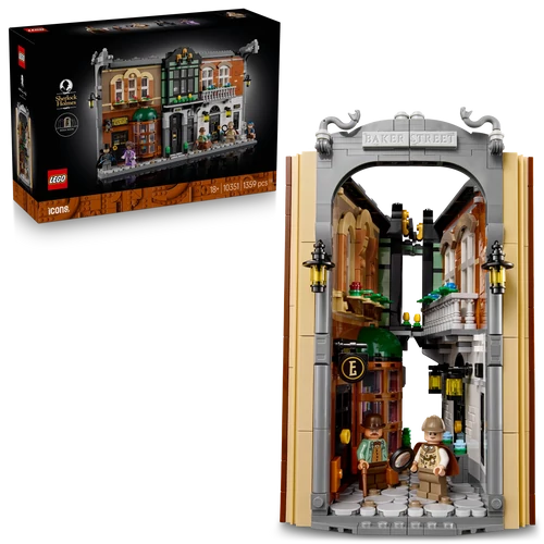 Kép 4/9 - LEGO® Icons - Könyvkuckó: Sherlock Holmes