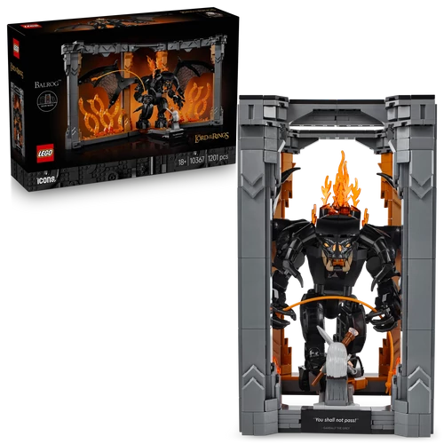 Kép 5/9 - LEGO® Icons - Könyvkuckó: A Gyűrűk Ura: Balrog™