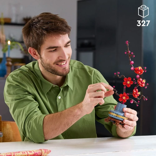 Kép 4/7 - LEGO® - Icons Szilvavirág virágdekorációs, kiállítható készlet