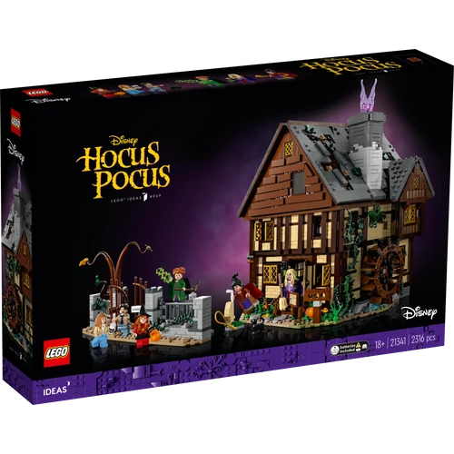 Kép 2/13 - LEGO® Ideas - Disney Hókusz pókusz: A Sanderson nővérek háza