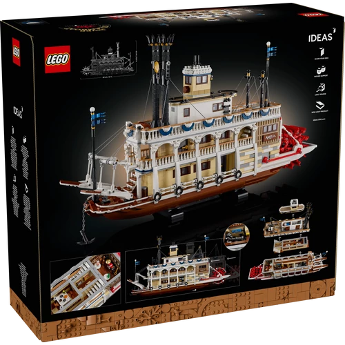 Kép 3/9 - LEGO® Ideas - Folyami gőzhajó