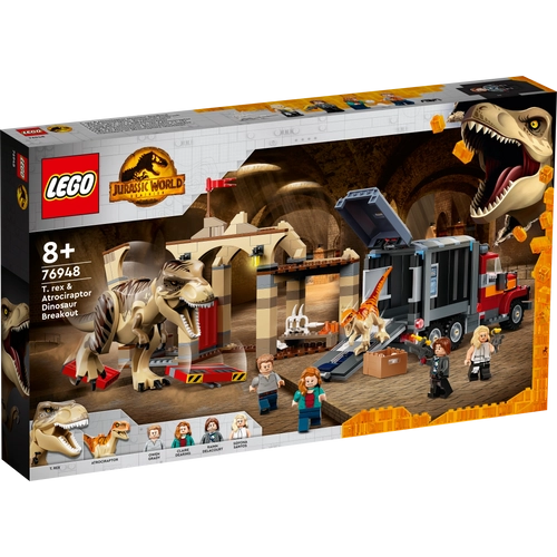 Kép 9/10 - LEGO® Jurassic World - T Rex és Atrociraptor di