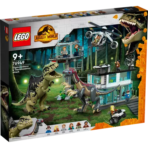 Kép 9/10 - LEGO® Jurassic World - Giganotosaurus és therizinosaurus támadás